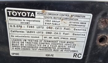 Toyota Tacoma 2014 full