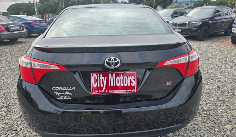 Toyota Corolla, S Black full