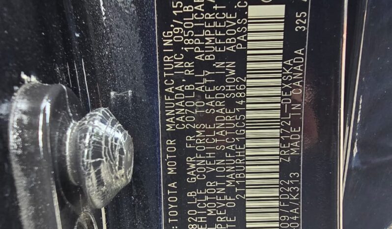 Toyota Corolla, S Black full