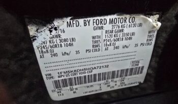 Ford Explorer 2017 full