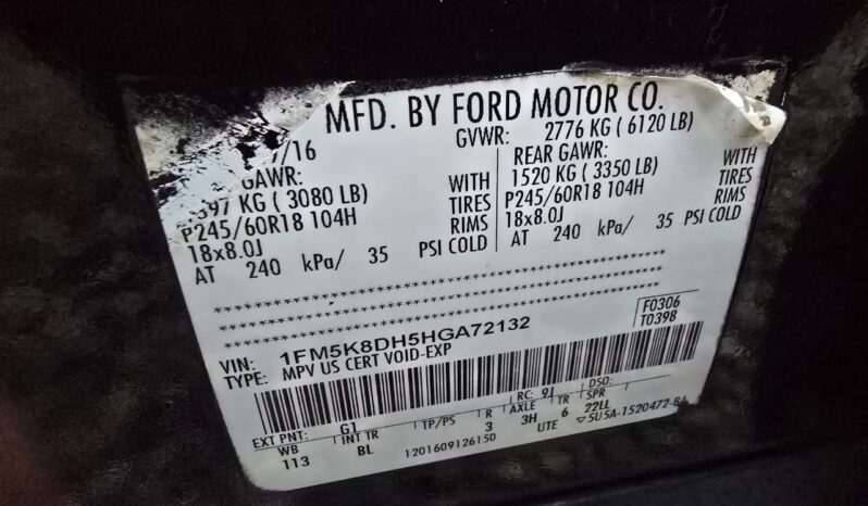 Ford Explorer 2017 full