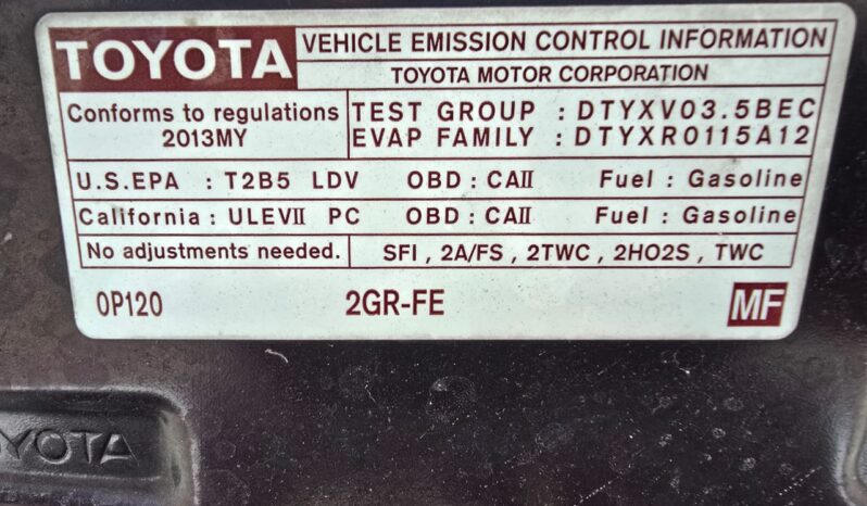 Toyota Avalon Limited full