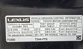Lexus TX 500h F SPORT 2024 full
