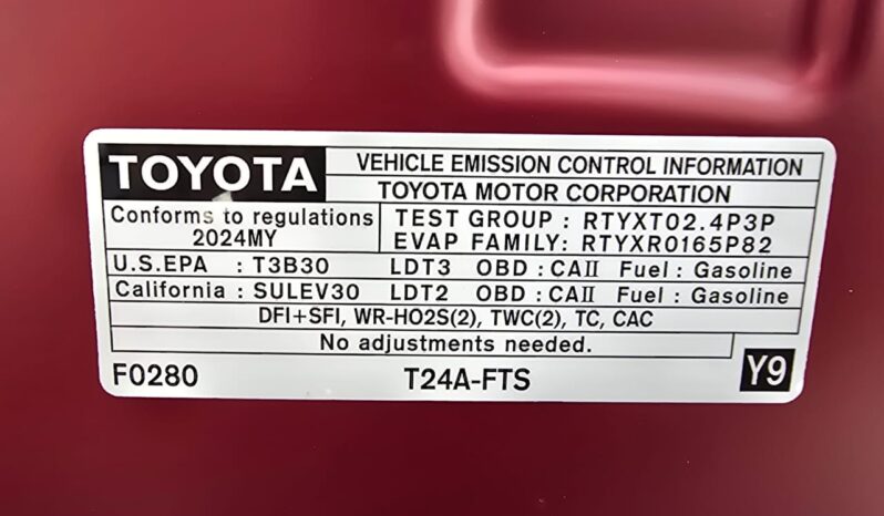 Toyota Grand Highlander sports full