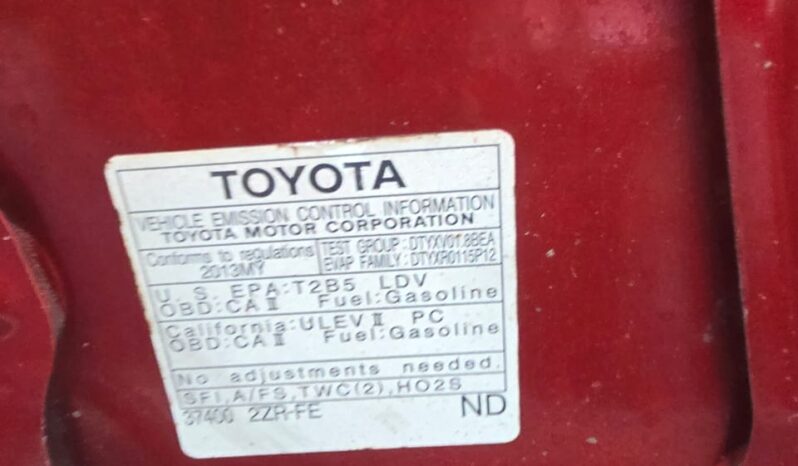 Toyota Corolla 2013 sports full