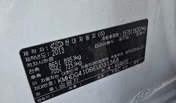 Hyundai Avante 2013 full